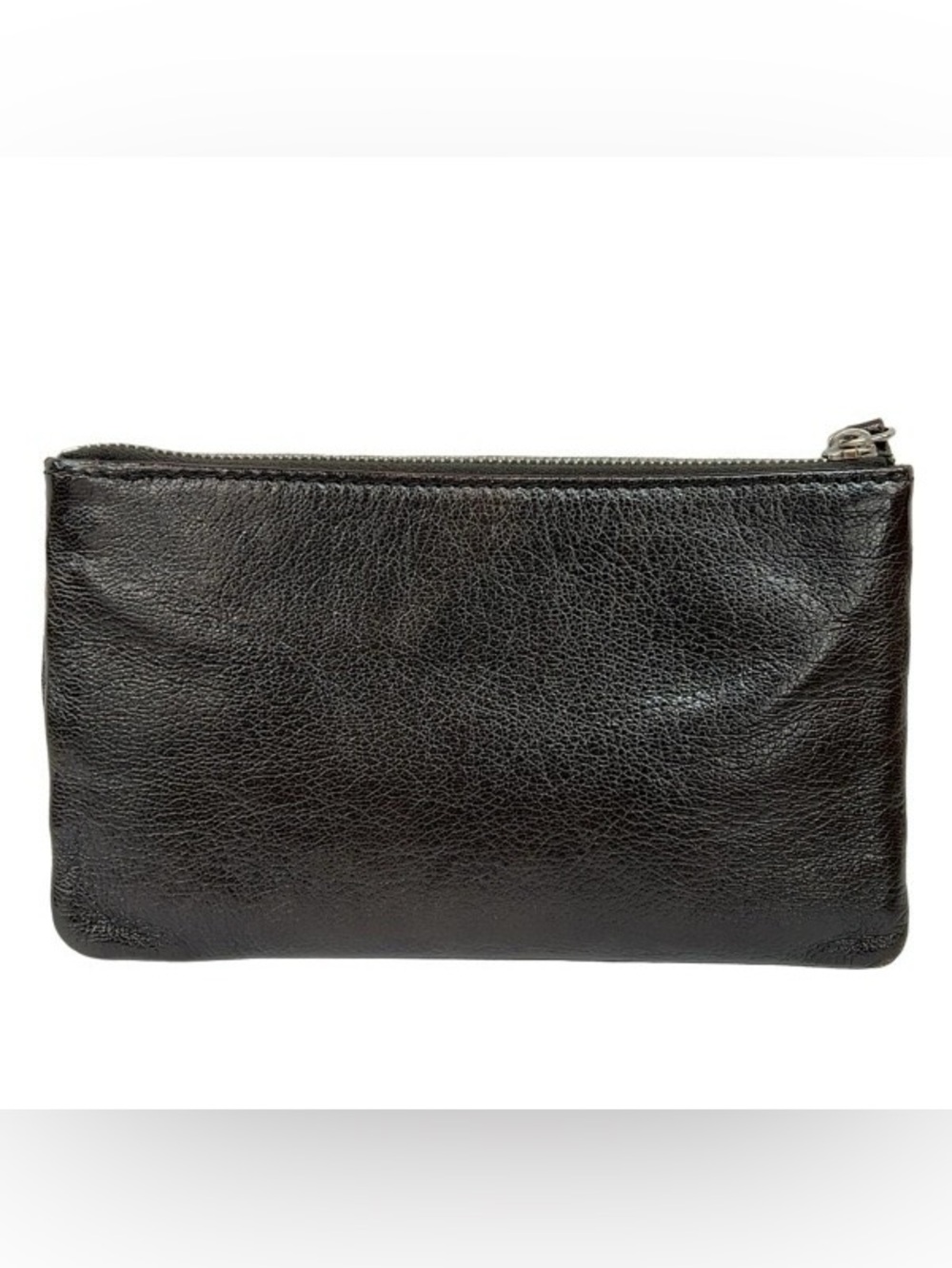 Vintage Céline Patchwork Leather Zip Pouch - Tricolor with Padlock - Picture 2 of 5